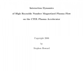 Plasma physics thesis image