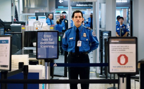 Airport security paper picture