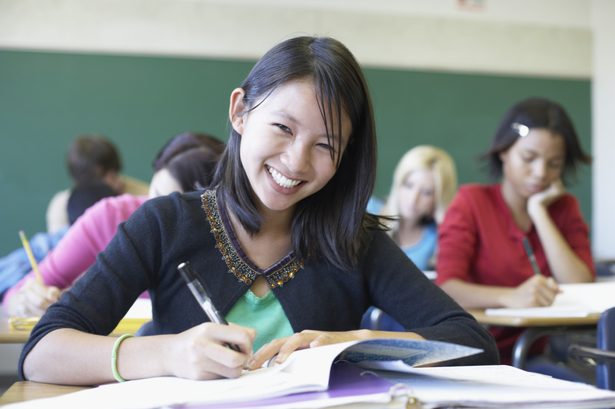 smiling student