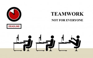 teamwork cartoon