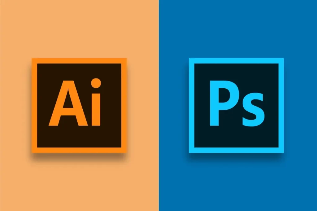 Ai and Ps logos