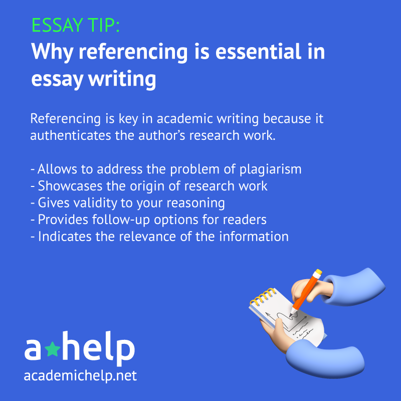 What makes referencing so vital for writing essays