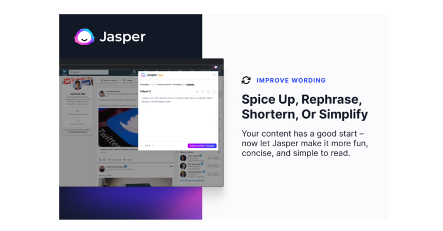 Jasper AI Chrome extension