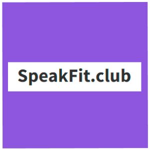 SpeakFit.club service logo