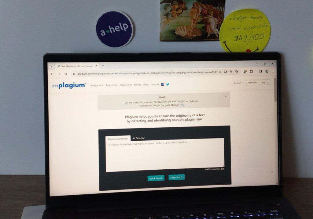 Plagium Plagiarism Checker Review