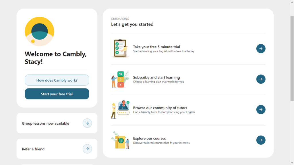 A screenshot of a dashboard at Cabmly.com