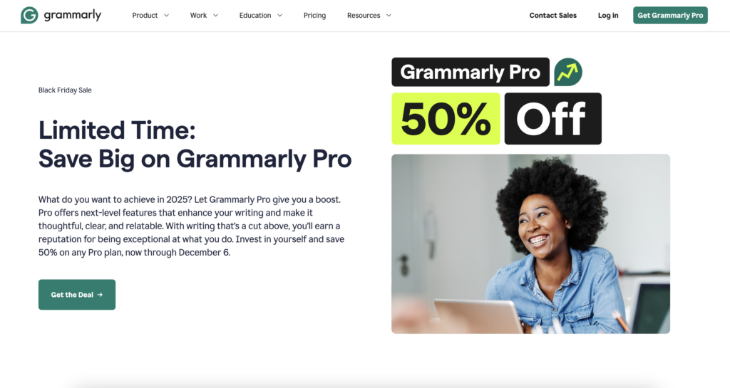 Grammarly Black Friday Deals