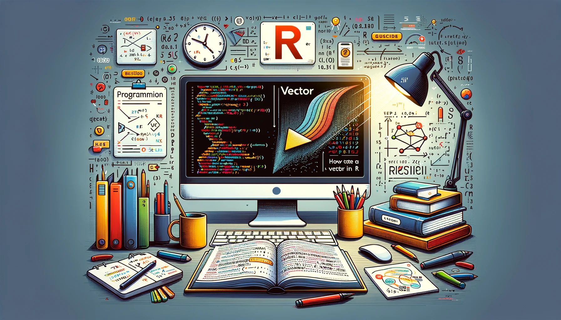 A featured iimage to the article How to Create a Vector in R