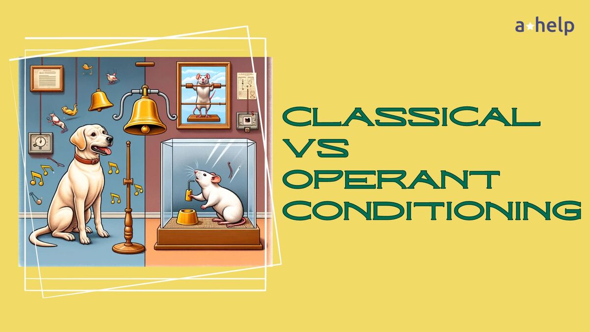 compare and contrast classical and operant conditioning essay