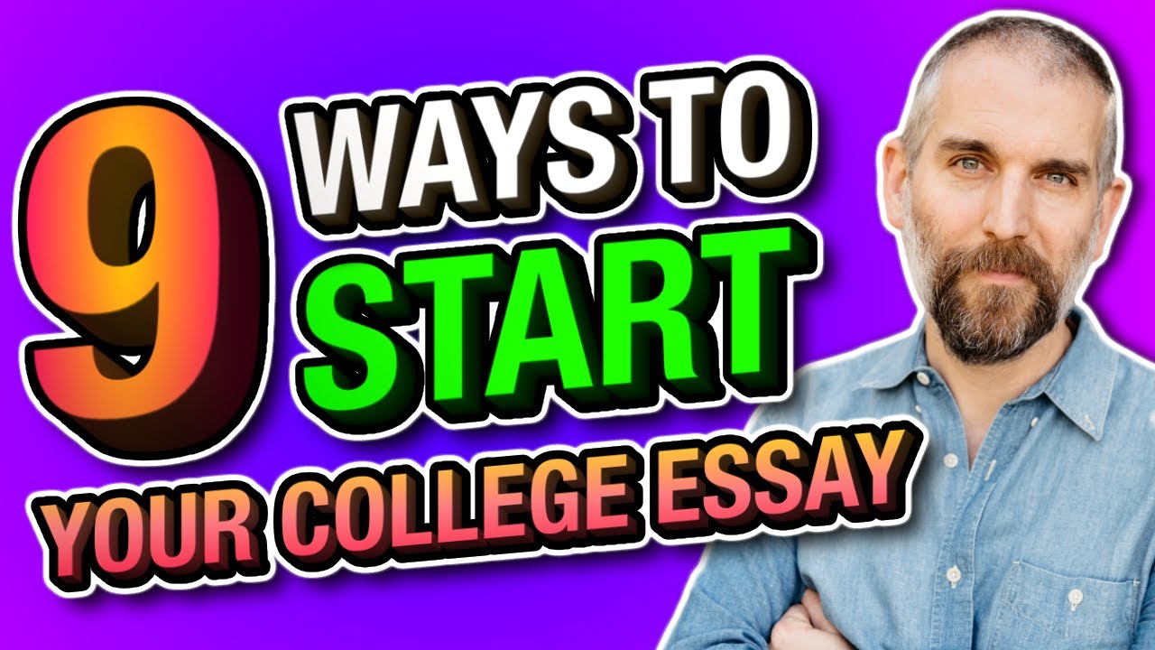 best openings for college essays