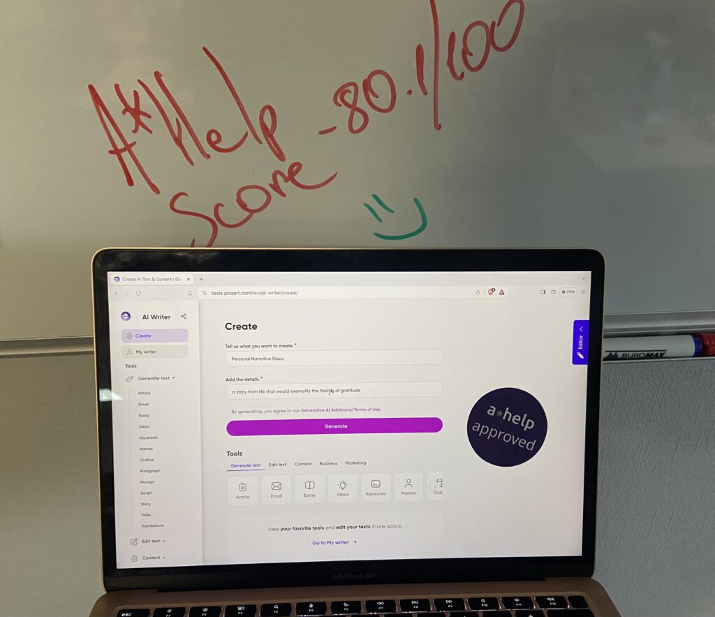 Dar a Quicktools un tema para nuestro ensayo