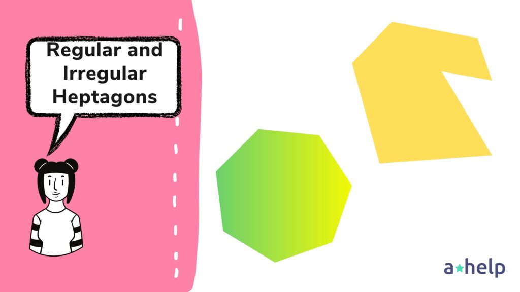 Regular and Irregular Heptagons