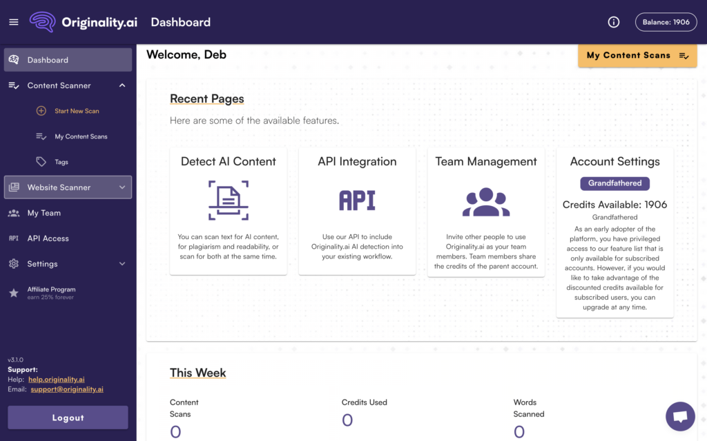 Revisión de Originality AI