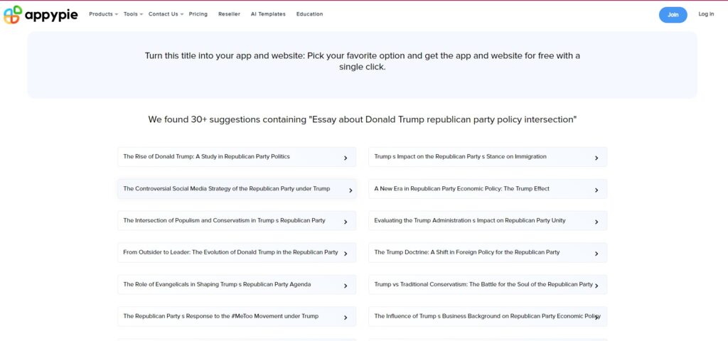 AppyPie Composite Query