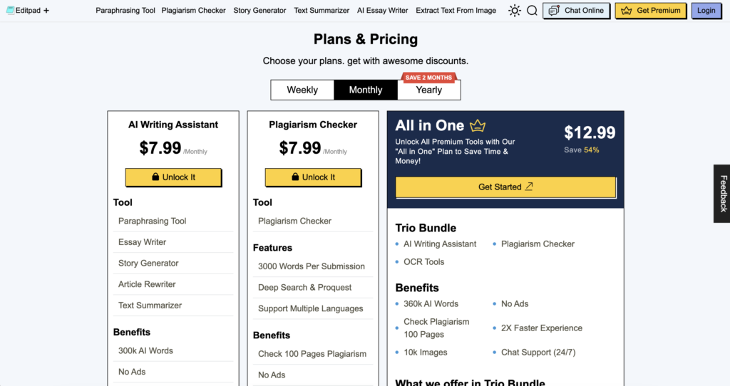 Editpad Paraphrasing Tool Review