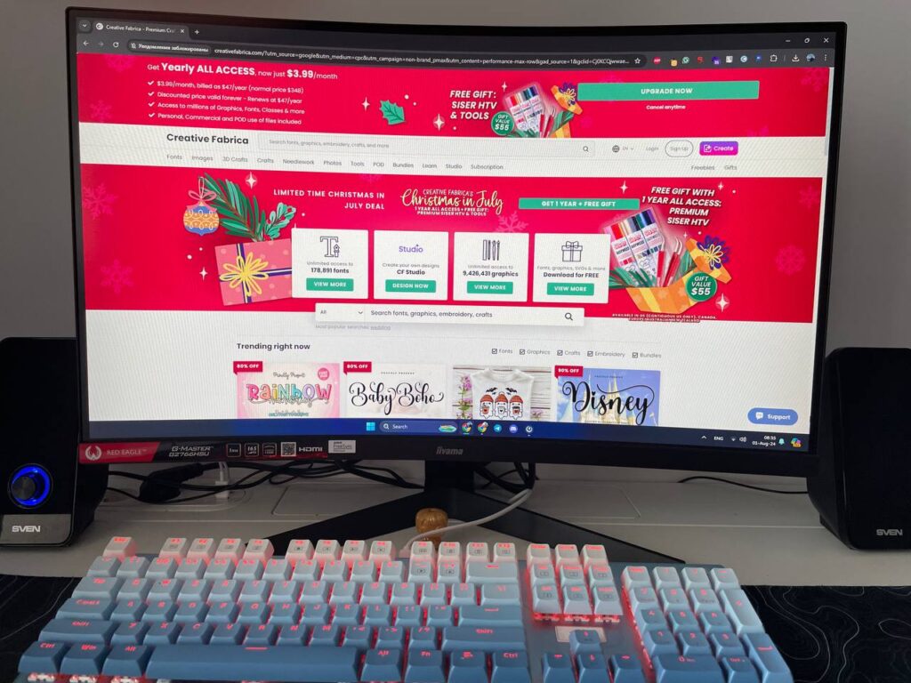 CreativeFabrica Homepage