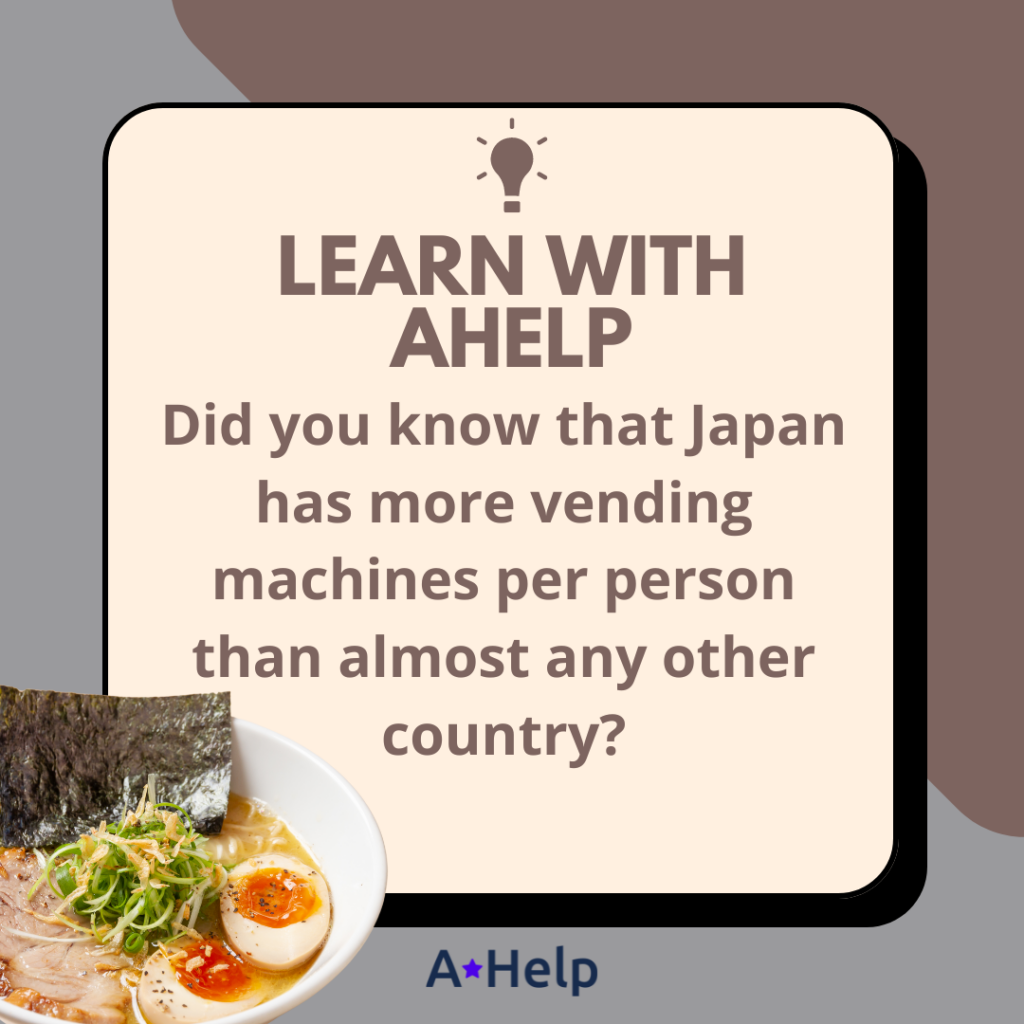 how many vending machines in japan