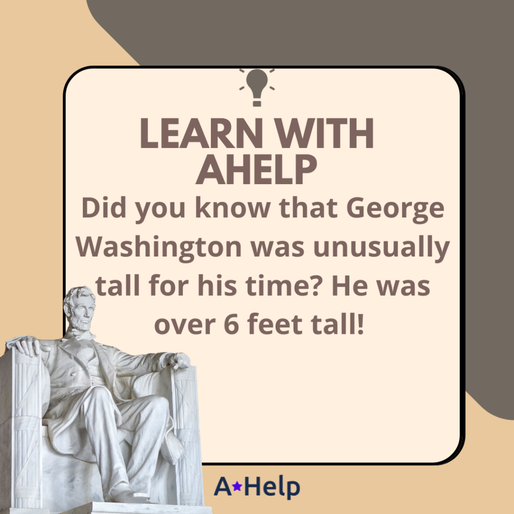 how tall was george washington