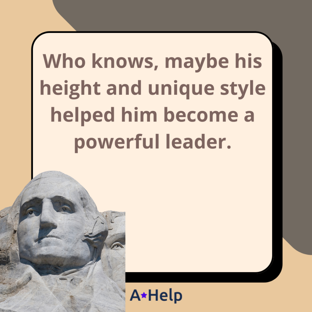 george washington height