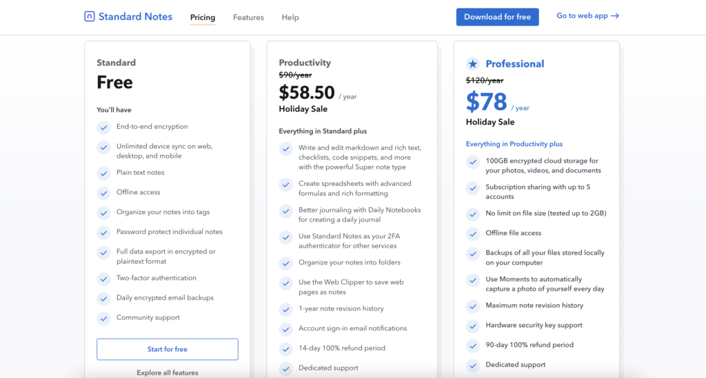 Standard Notes Review 2025