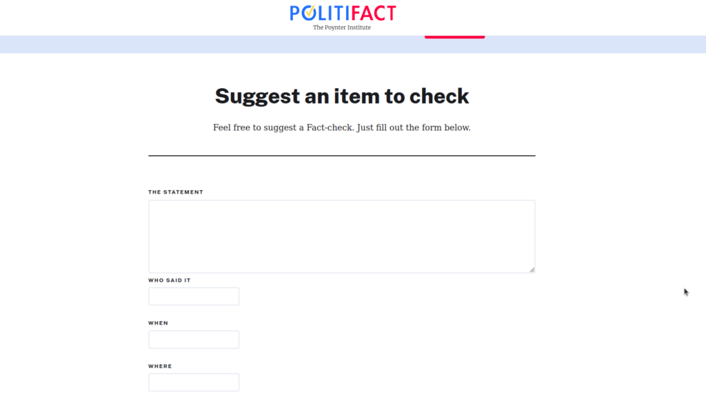 PolitiFact Review 2025