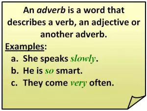 adverbs