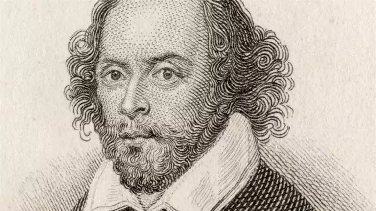 drawing of Shakespeare