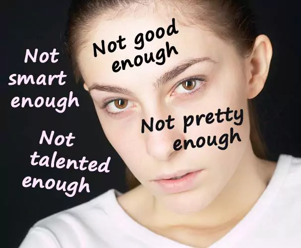 girl's thoughts esteem