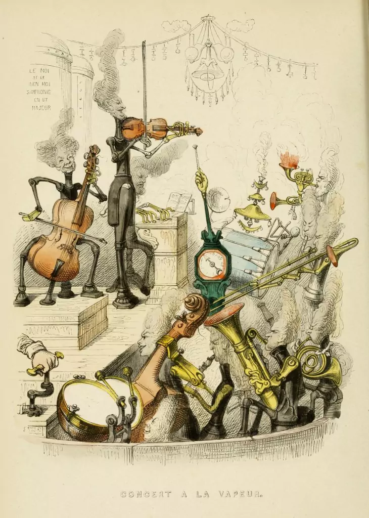 Illustration from J.J. Grandville's <em></p><p id=