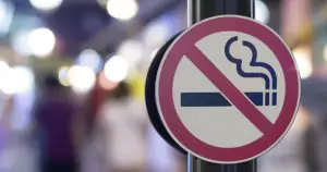 Smoking ban sign