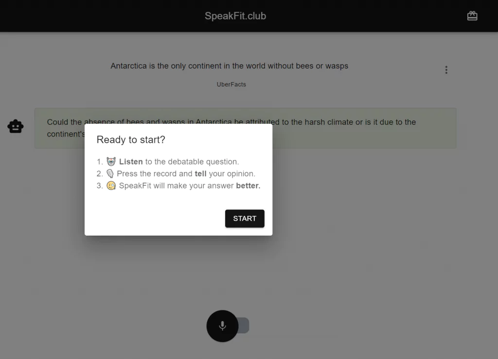 SpeakFit.club: Elevate Your Speaking Skills with AI Language Practice