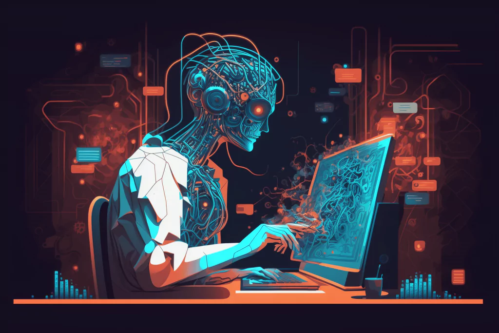 Illustration of AI