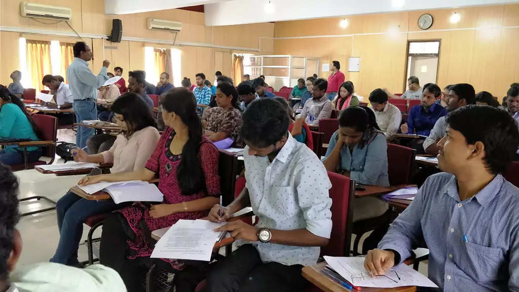 Interest in academic writing workshops is increasingly growing in India. Image source: rgniyd.gov.in