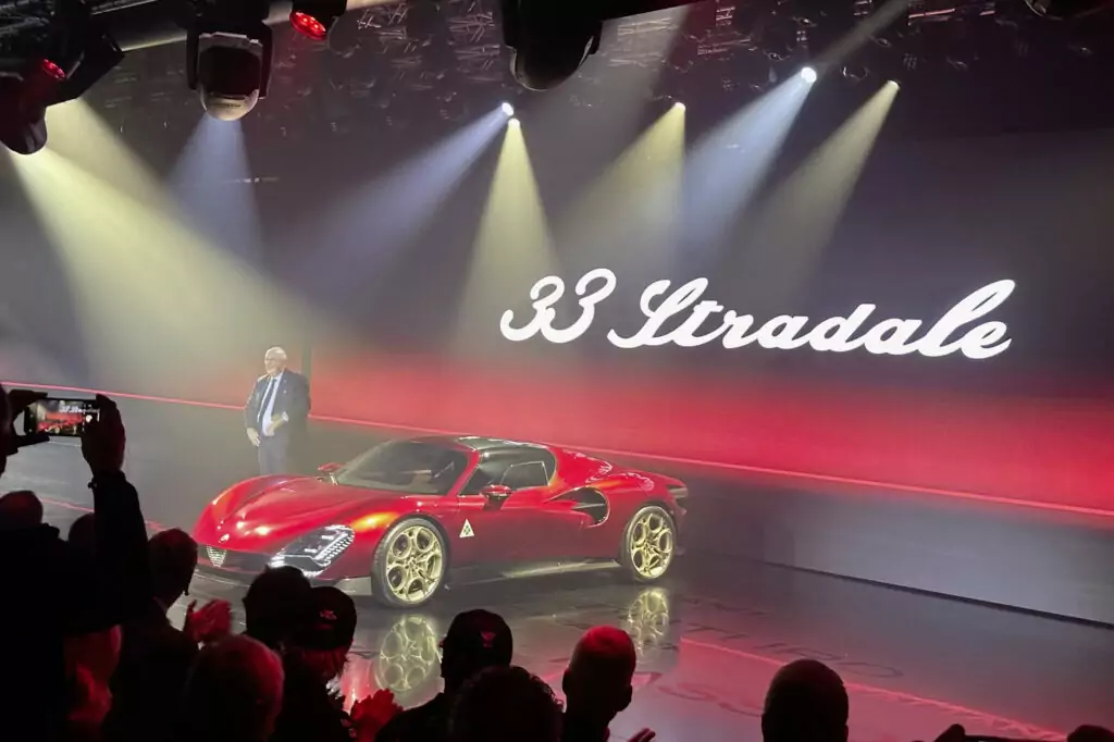 Alfa Romeo reveals exclusive 33 Stradale supercar - is it ethical to buy such cars? Explore supercar and luxury vehicles essay topics