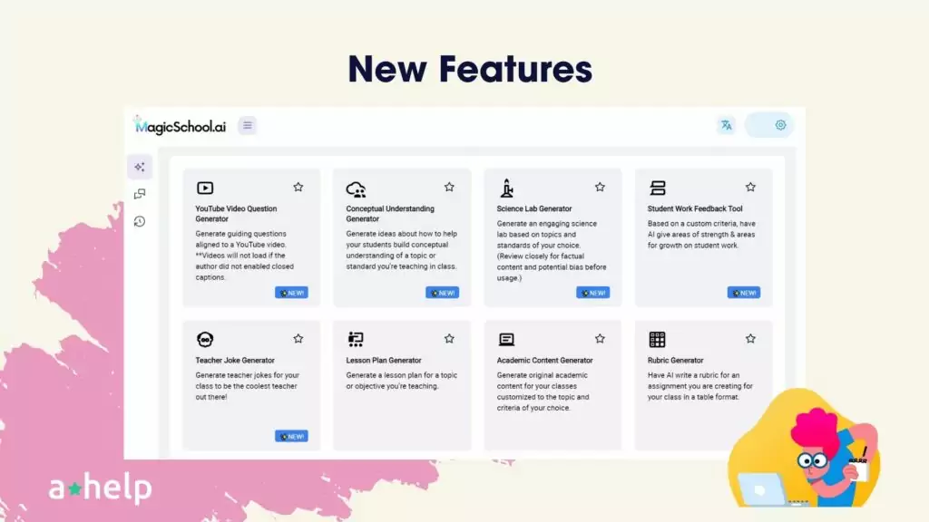 MagicSchool New Features