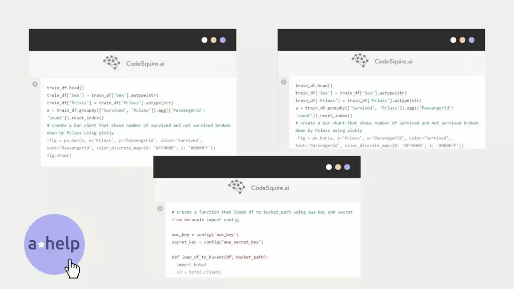 CodeSquire features