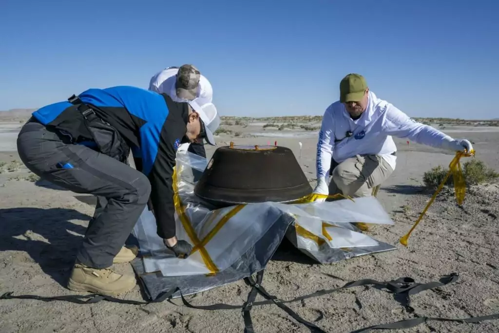 NASA's First Asteroid Sample Safely Lands in Utah - Space Travel Essay Samples