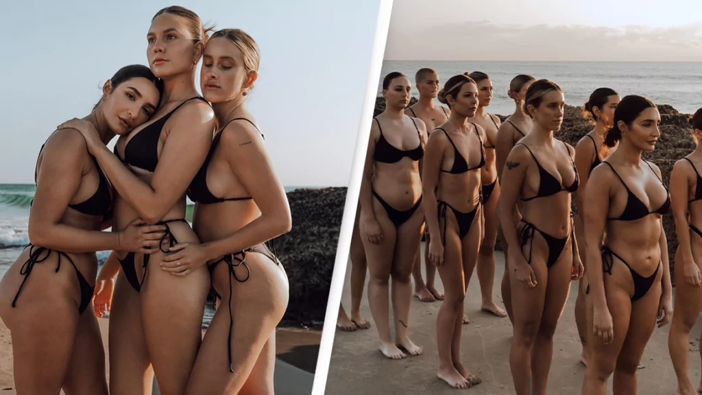 Lahana swimwear: Australian bikini brand's new campaign sparks furious debate and is slammed for lack of diversity