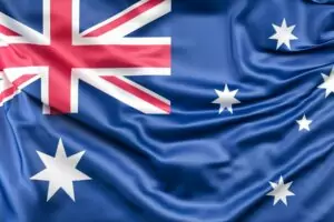 The image of an Australian flag