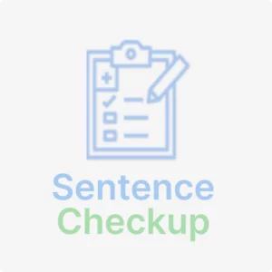 Sentence Checkup service logo