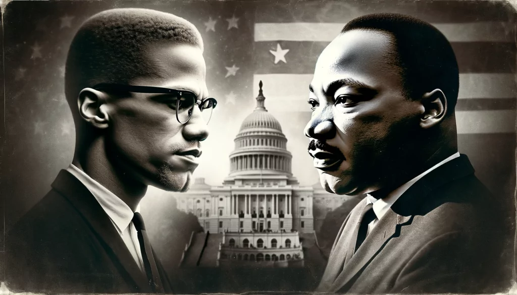Malcolm X vs Martin Luther King