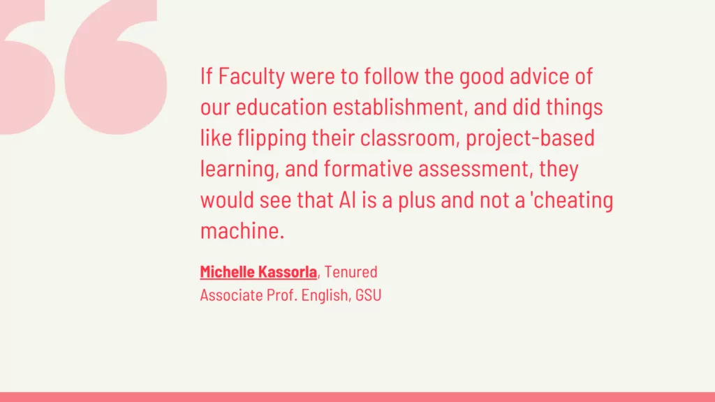 Educational Experts Call for the Assessment Rethinking in the Age of Generative AI