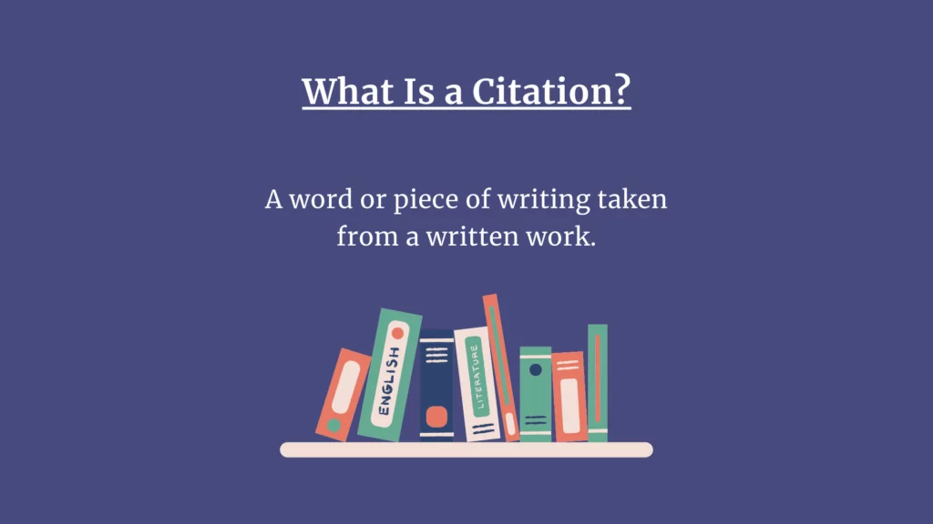 What Is a Citation?