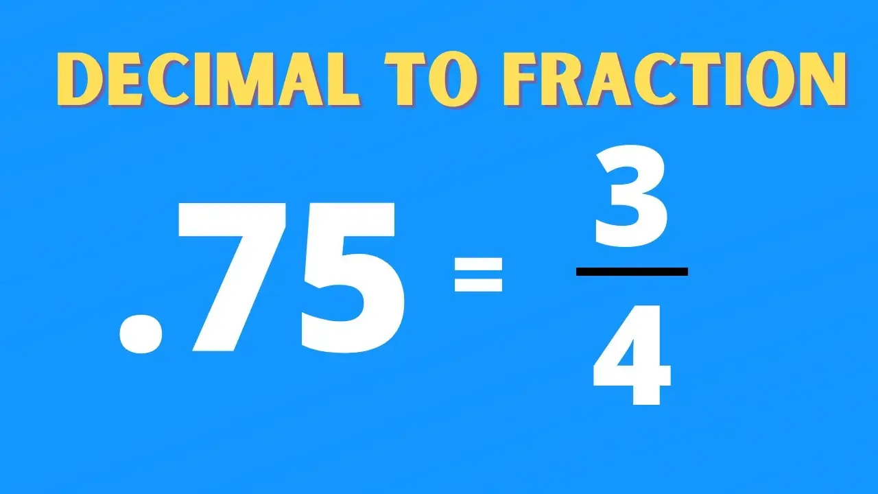 Learn How to Convert Decimals to Fractions with a Simple Math Trick
