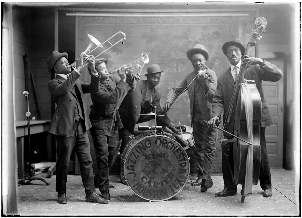 King & Carter Jazzing Orchestra in Houston in 1921