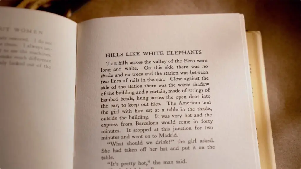 Hills Like White Elephants Summary