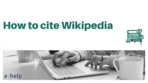 how to cite wikipedia