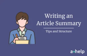 How to Start a Summary of an Article?