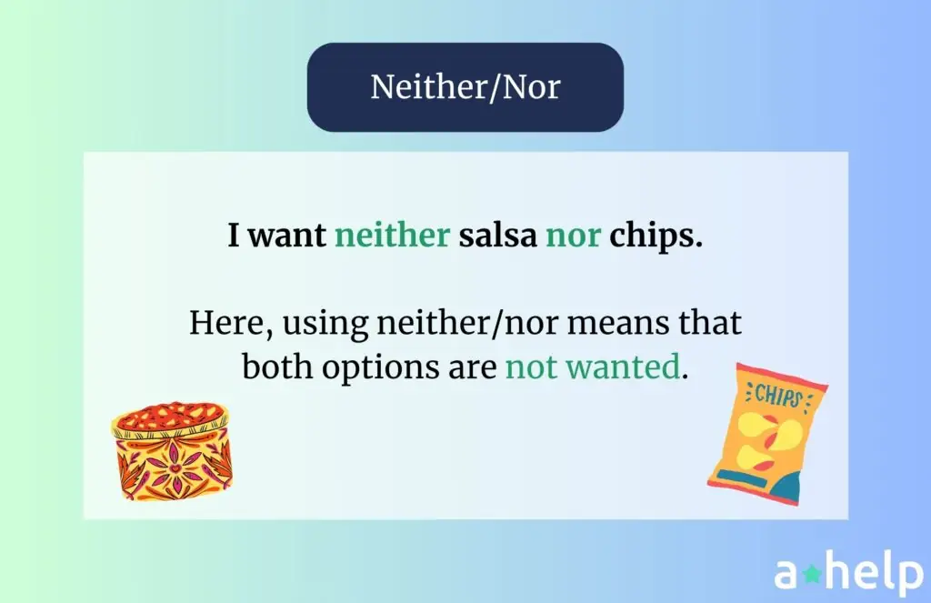 Neither/Nor vs Either/Or