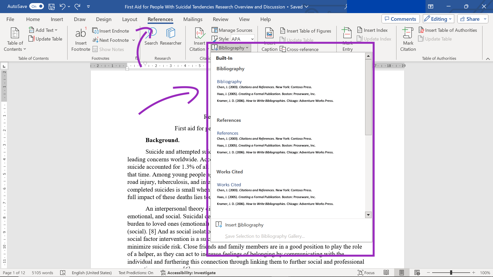 How to Insert a Citation in Word